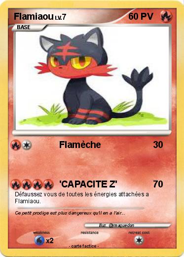 Pokemon Flamiaou