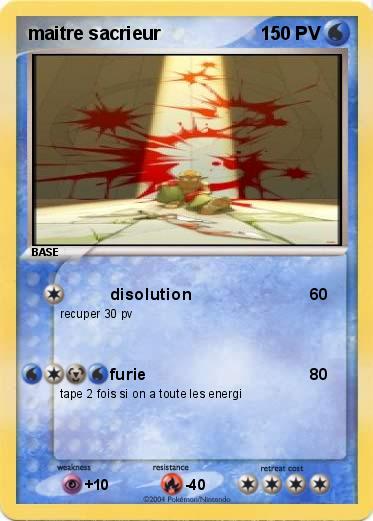 Pokemon maitre sacrieur