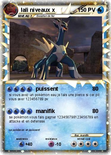Pokemon lali niveaux x