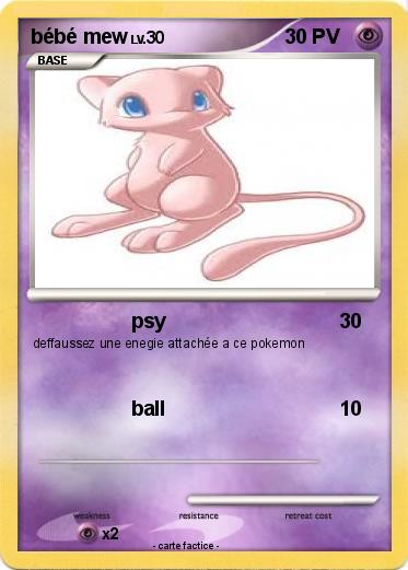 Pokemon bébé mew