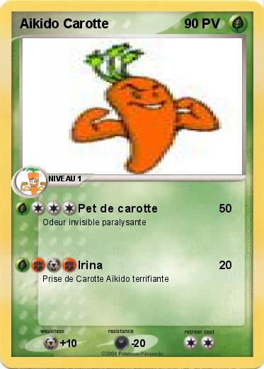 Pokemon Aikido Carotte