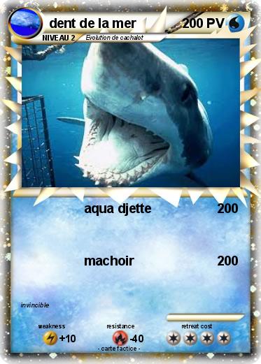 Pokemon dent de la mer