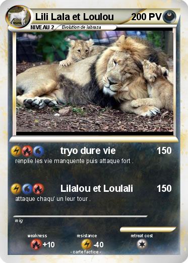 Pokemon Lili Lala et Loulou