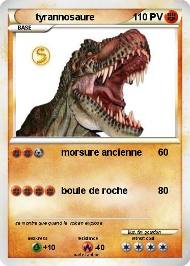 Pokemon tyrannosaure