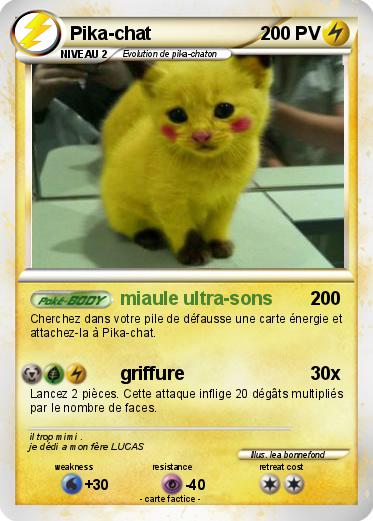 Pokemon Pika-chat
