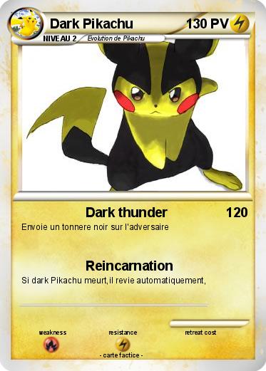 Pokemon Dark Pikachu