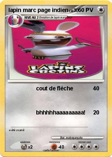 Pokemon lapin marc page indien
