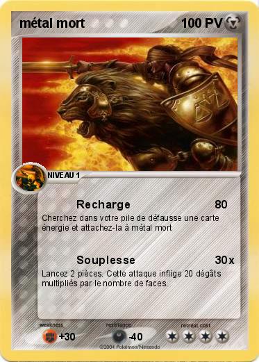 Pokemon métal mort
