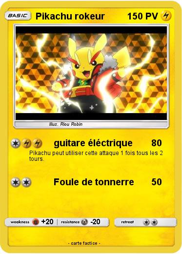 Pokemon Pikachu rokeur