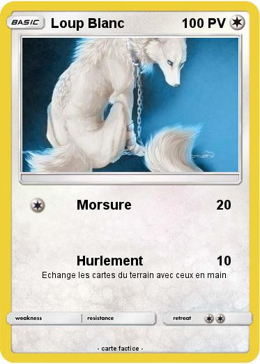 Pokemon Loup Blanc
