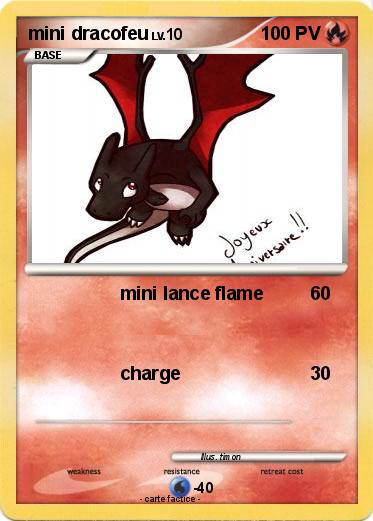 Pokemon mini dracofeu