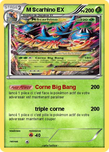 Pokemon M Scarhino EX