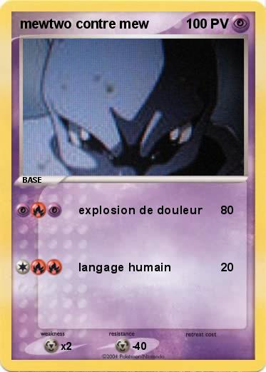 Pokemon mewtwo contre mew