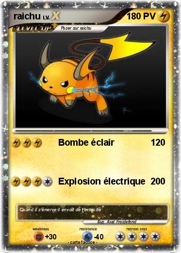 Pokemon raichu