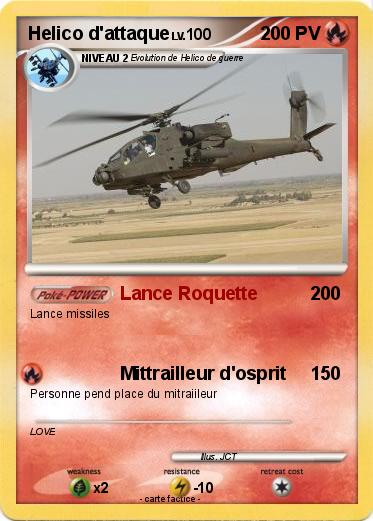 Pokemon Helico d'attaque