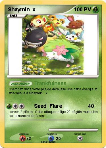 Pokemon Shaymin  x