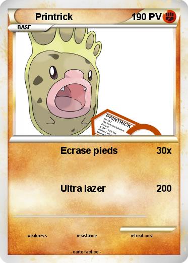 Pokemon Printrick