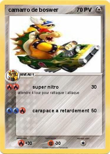 Pokemon camarro de boswer