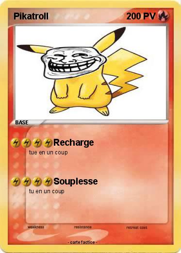 Pokemon Pikatroll