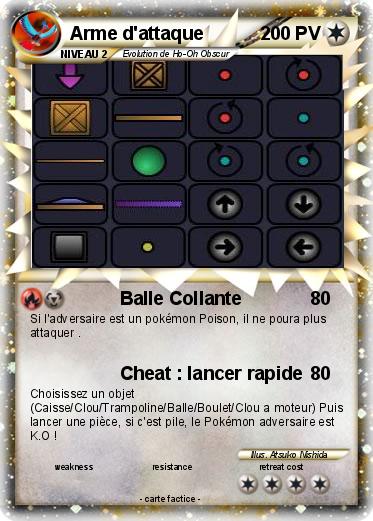Pokemon Arme d'attaque