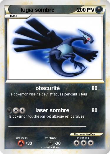 Pokemon lugia sombre