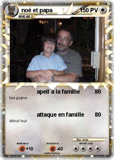 Pokemon noé et papa