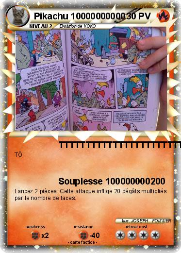 Pokemon Pikachu 10000000000