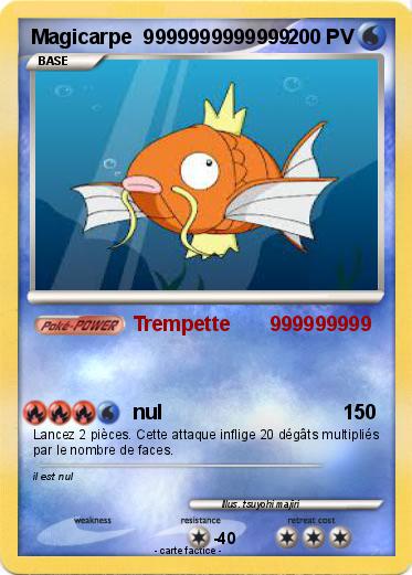 Pokemon Magicarpe  9999999999999