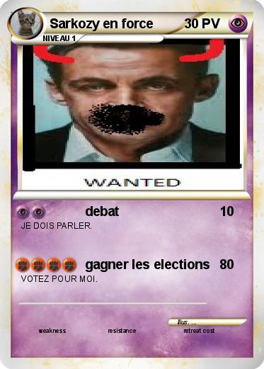 Pokemon Sarkozy en force