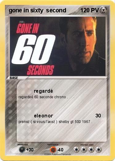 Pokemon gone in sixty  second 