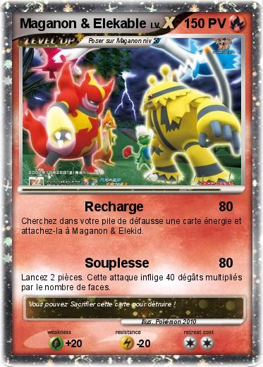 Pokemon Maganon & Elekable