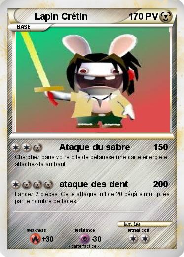 Pokemon Lapin Crétin