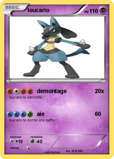 Pokemon loucario
