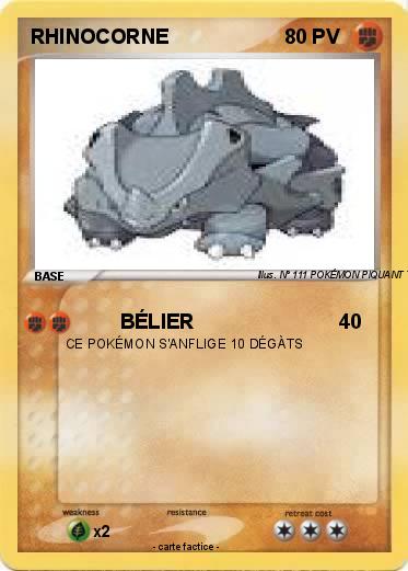 Pokemon RHINOCORNE