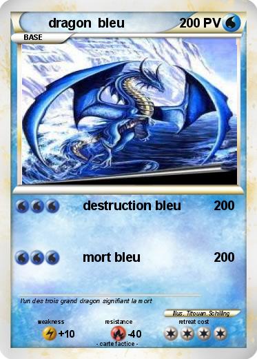 Pokemon dragon  bleu