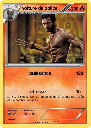 Pokemon voiture de police