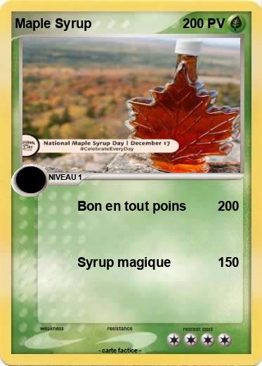 Pokemon Maple Syrup