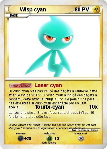 Pokemon Wisp cyan