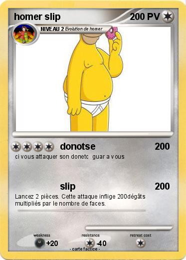Pokemon homer slip