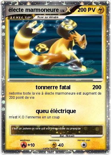 Pokemon électe marmoneure