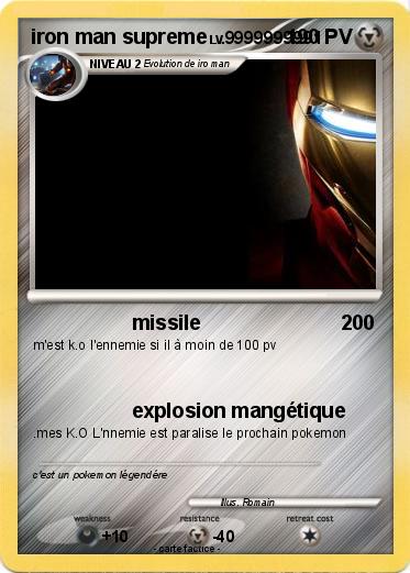 Pokemon iron man supreme