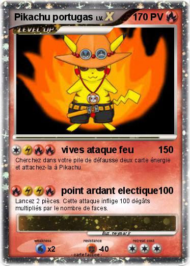 Pokemon Pikachu portugas