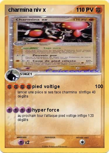 Pokemon charmina niv x