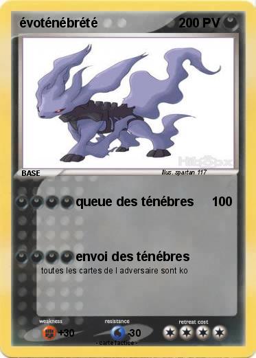 Pokemon évoténébrété