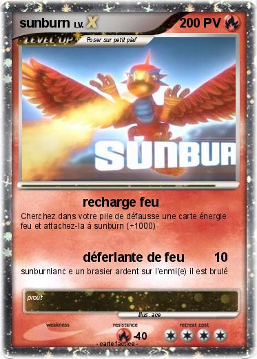Pokemon sunburn