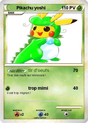 Pokemon Pikachu yoshi