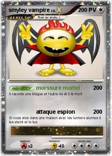 Pokemon smyley vampire