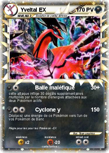 Pokemon Yveltal EX
