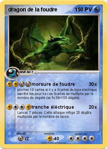 Pokemon dragon de la foudre