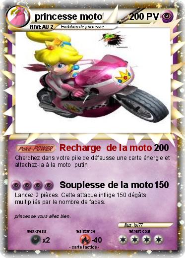 Pokemon princesse moto
